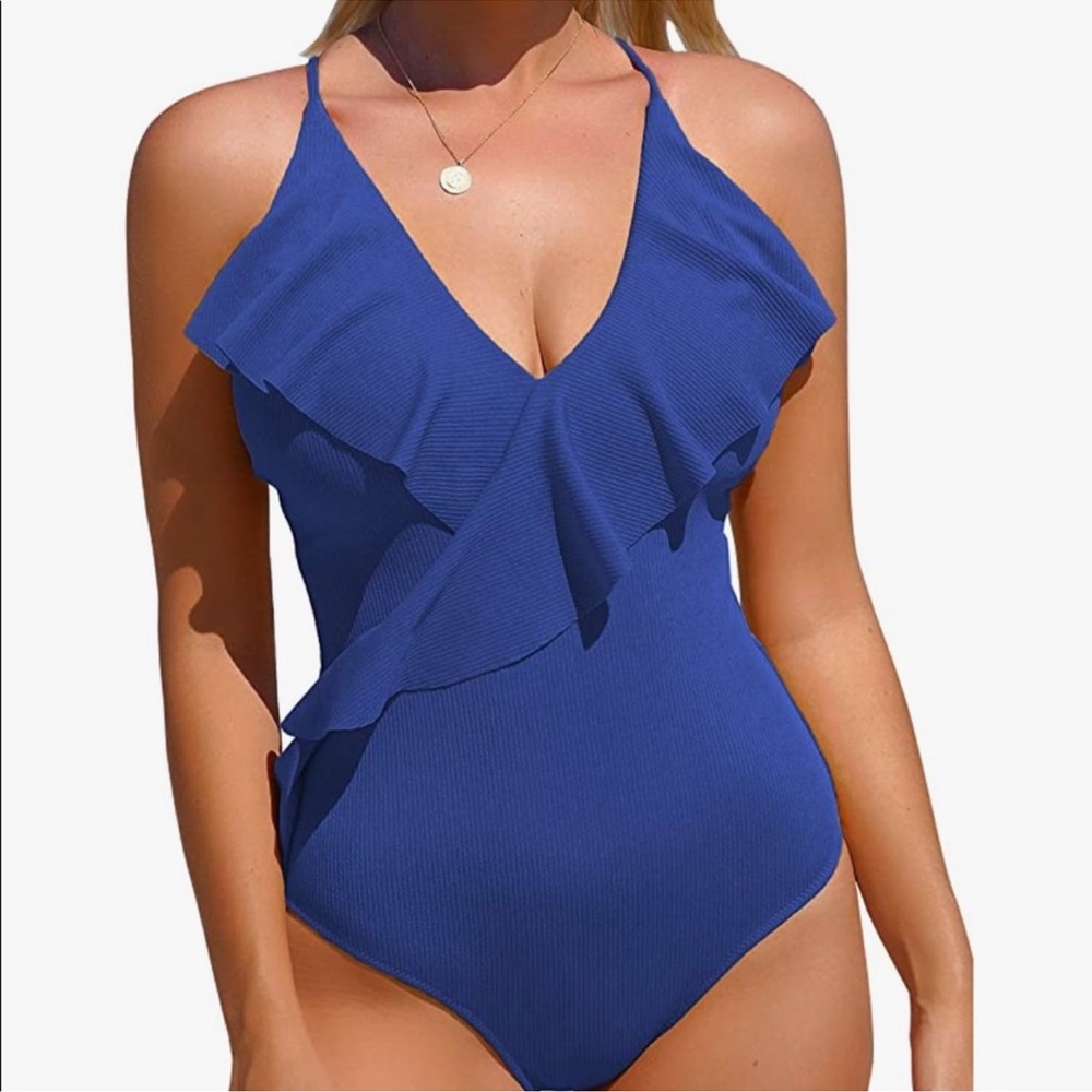 NWT royal blue one piece